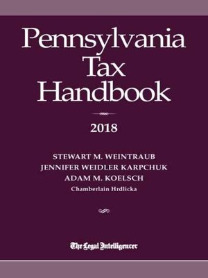 cover image of Pennsylvania Tax Handbook